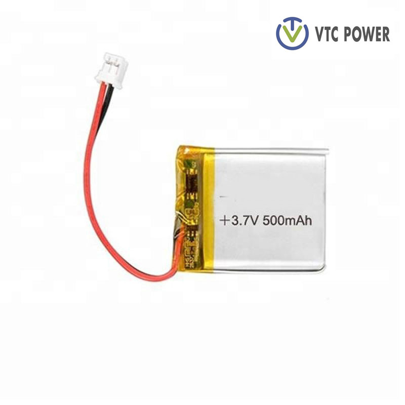 Batterie au lithium polymère 3,7 V 500 mAh.